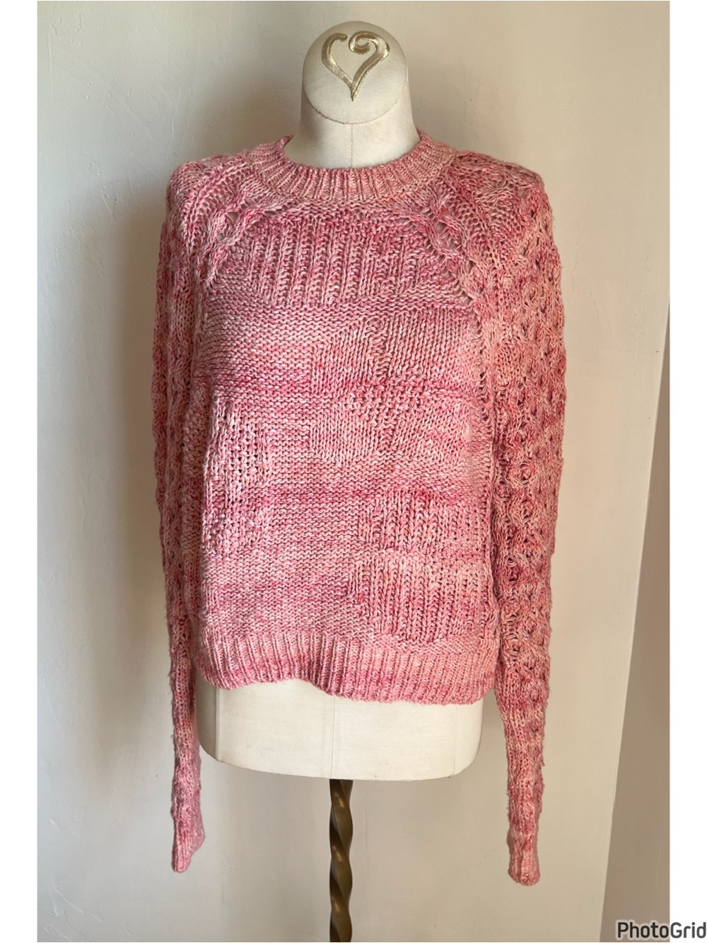 See By Chloe Pink Knit Sweater Size 8